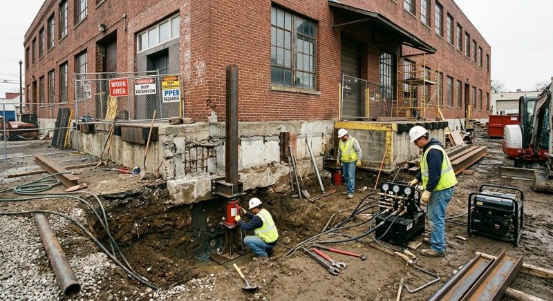 Building Foundation Repair in Greenville, SC
