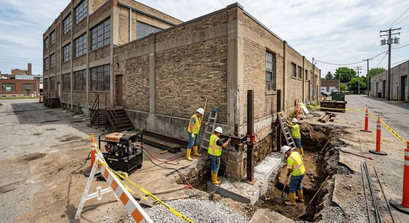 Building Foundation Repair in Greenville, SC