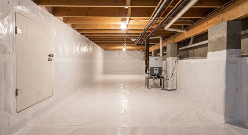 Crawlspace Waterproofing in Fredericksburg, VA