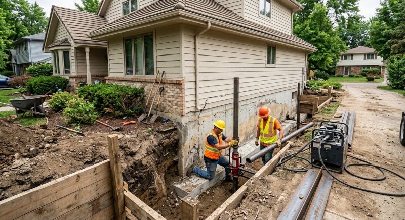 Exterior Foundation Repair in Greenville, SC
