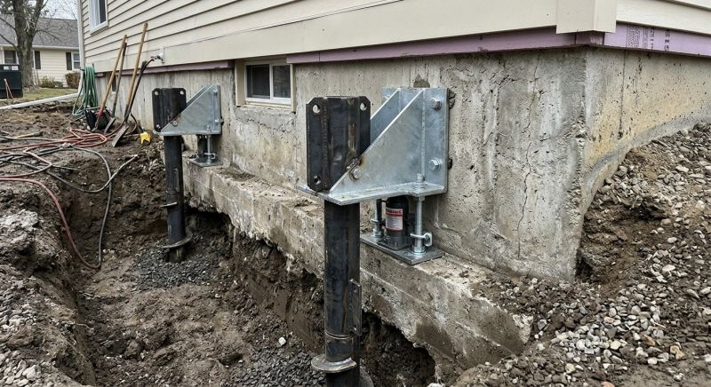 Foundation Pier Leveling in Tampa, FL