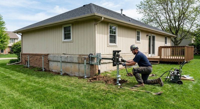 Sinking Foundation Lifting in Fort Collins, CO