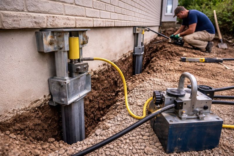 Sinking Foundation Repair in Greenville, SC