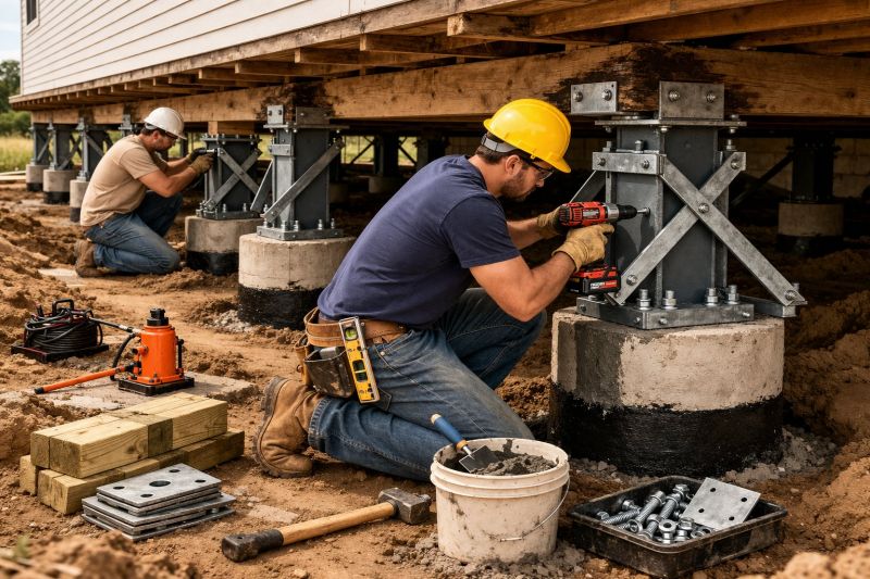Structural Underpinning in Greenville, SC
