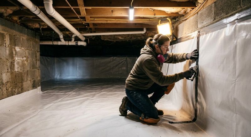 Vapor Barrier Installation in Fredericksburg, VA