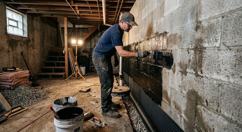 Wet Basement Repair in Greenville, SC